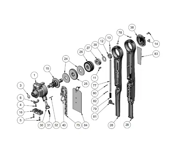 cm series 640 puller technical diagram